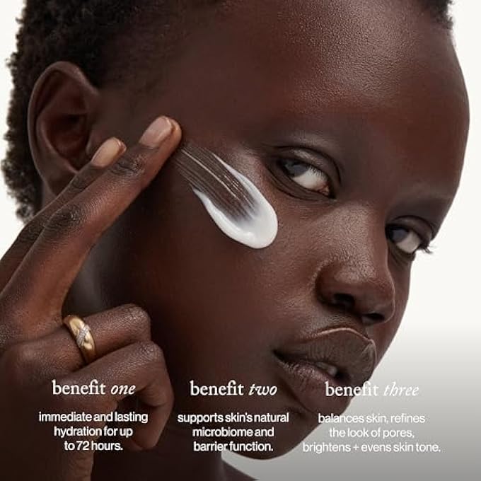 Goop BEAUTY 72-HOUR HYDRATING WATER CREAM | MATTE MOISTURIZER FOR ALL SKIN TYPES | NIACINAMIDE & FERMENTED ASTRAGALUS ROOT | HYDRATING FACE LOTION TO PLUMP, FIRM & REDUCE THE LOOK OF PORES | 1.7 FL OZ - Image 2